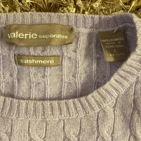 Valerie separates 100% cashmere sweater size L - Picture 2 of 3